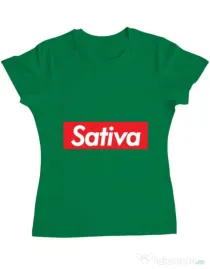 Tricou ADLER dama Sativa Verde mediu