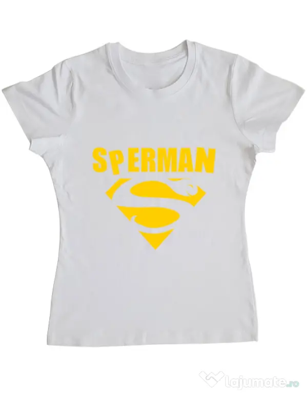 Tricou ADLER dama Sperman Alb