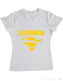Tricou ADLER dama Sperman Alb