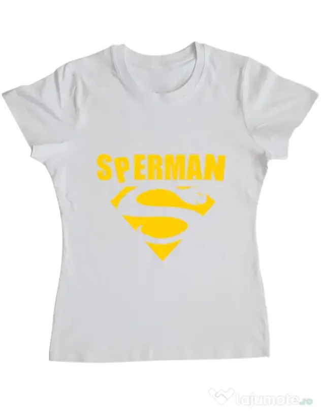 Tricou ADLER dama Sperman Alb