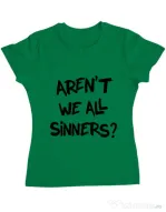 Tricou ADLER dama Sinners Verde mediu