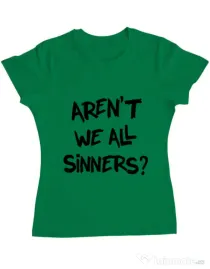 Tricou ADLER dama Sinners Verde mediu