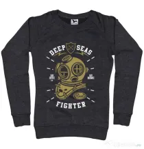 Bluza ADLER dama Deep Seas Fighter Negru melanj
