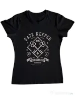 Tricou ADLER dama Gate Keeper Negru