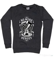 Bluza ADLER dama No More Heroes Negru melanj