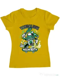 Tricou ADLER dama Vandalism Galben