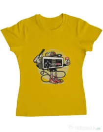 Tricou ADLER dama Let's Play Galben