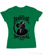 Tricou ADLER dama Darkside Verde mediu