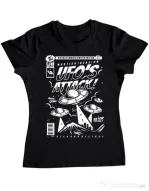 Tricou ADLER dama UFO Negru