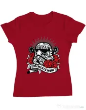 Tricou ADLER dama Dead Trooper Rosu