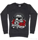 Bluza ADLER dama Dead Trooper Negru melanj