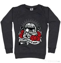 Bluza ADLER dama Dead Trooper Negru melanj
