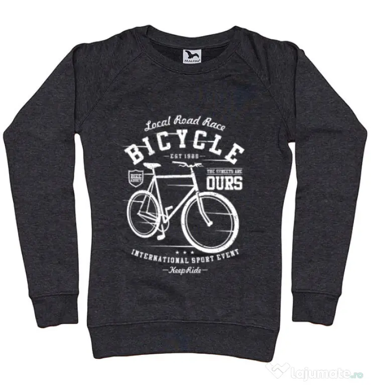 Bluza ADLER dama Bicycle Negru melanj