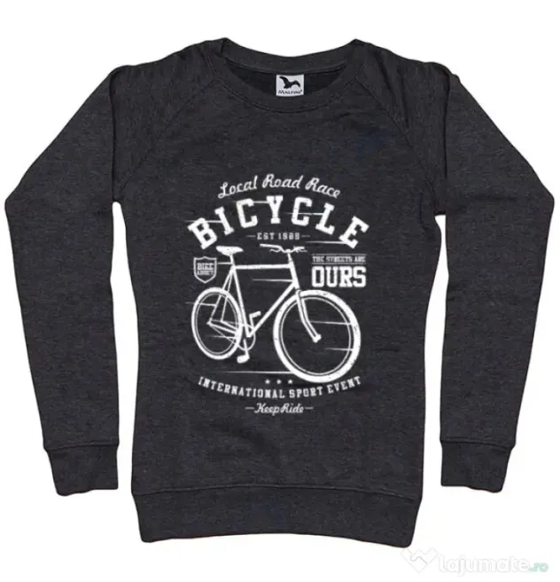 Bluza ADLER dama Bicycle Negru melanj