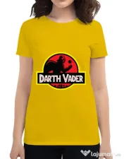 Tricou ADLER dama Darth Vader Galben 