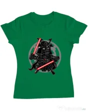 Tricou ADLER dama Darkside Samurai Verde mediu 