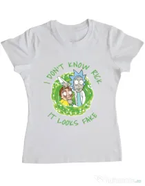 Tricou ADLER dama It looks fake Alb