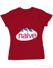 Tricou ADLER dama Naive Rosu