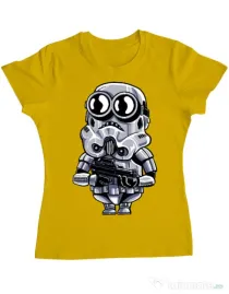Tricou ADLER dama Minion trooper Galben