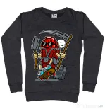 Bluza ADLER dama Coffin Skater Negru melanj