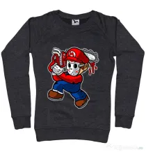 Bluza ADLER dama Mario Massacre Negru melanj