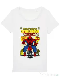 Tricou STANLEY STELLA dama The Amazing Spiderman Alb