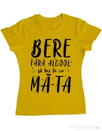 Tricou ADLER dama Bere fara alcool Galben