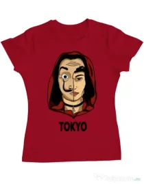 Tricou ADLER dama Tokyo Rosu