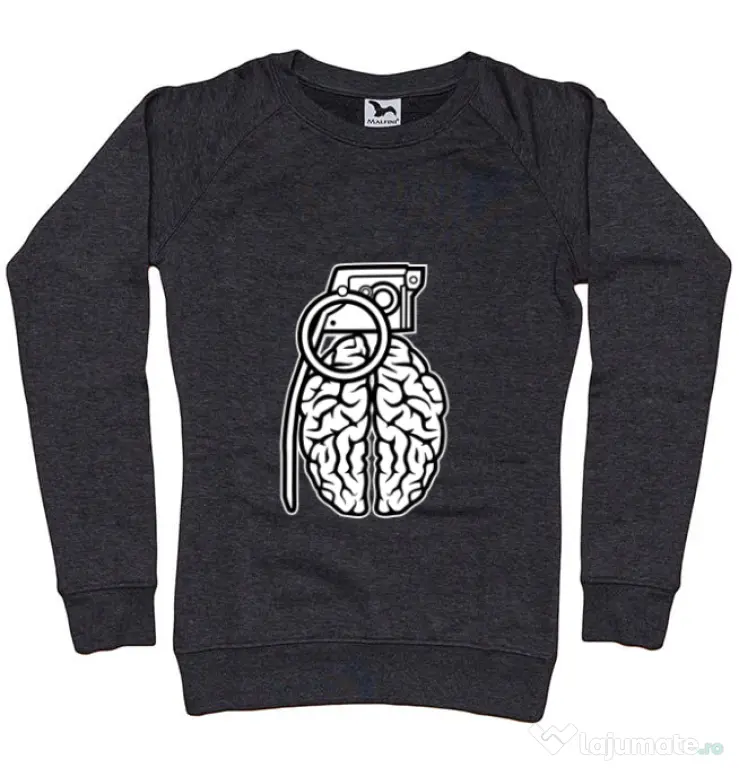 Bluza ADLER dama Grenade Brain Negru melanj