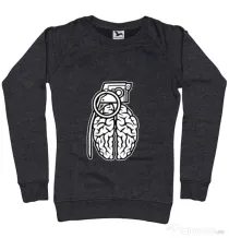Bluza ADLER dama Grenade Brain Negru melanj