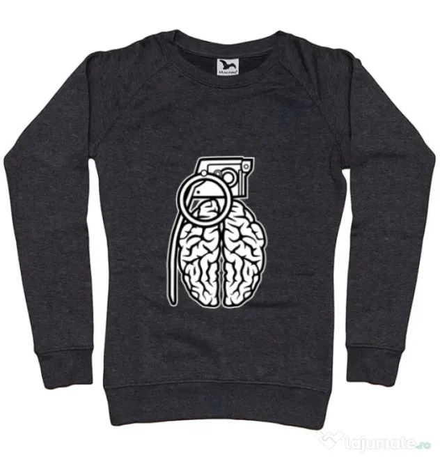 Bluza ADLER dama Grenade Brain Negru melanj