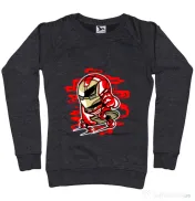 Bluza ADLER dama Iron Skate Negru melanj 