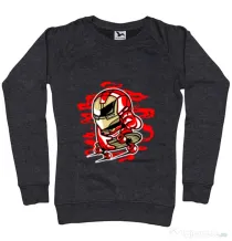 Bluza ADLER dama Iron Skate Negru melanj