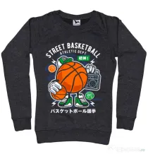 Bluza ADLER dama Street Basketball Negru melanj