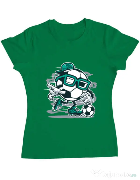 Tricou ADLER dama Street Soccer Verde mediu
