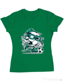 Tricou ADLER dama Street Soccer Verde mediu