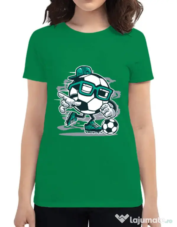 Tricou ADLER dama Street Soccer Verde mediu