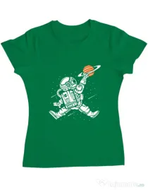 Tricou ADLER dama Space Jump Verde mediu