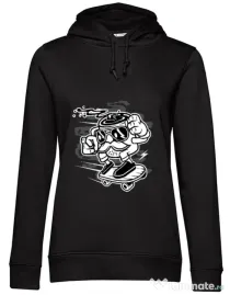 Hoodie dama cu gluga Mr Coffee Negru