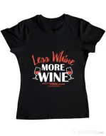 Tricou ADLER dama More wine Negru