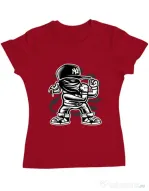 Tricou ADLER dama Fighter Rosu