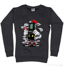 Bluza ADLER dama Brick Gamers Negru melanj