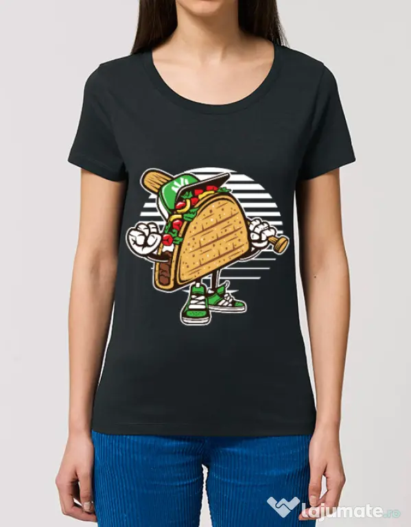 Tricou STANLEY STELLA dama Taco Negru