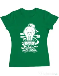 Tricou ADLER dama Light Boy Verde mediu