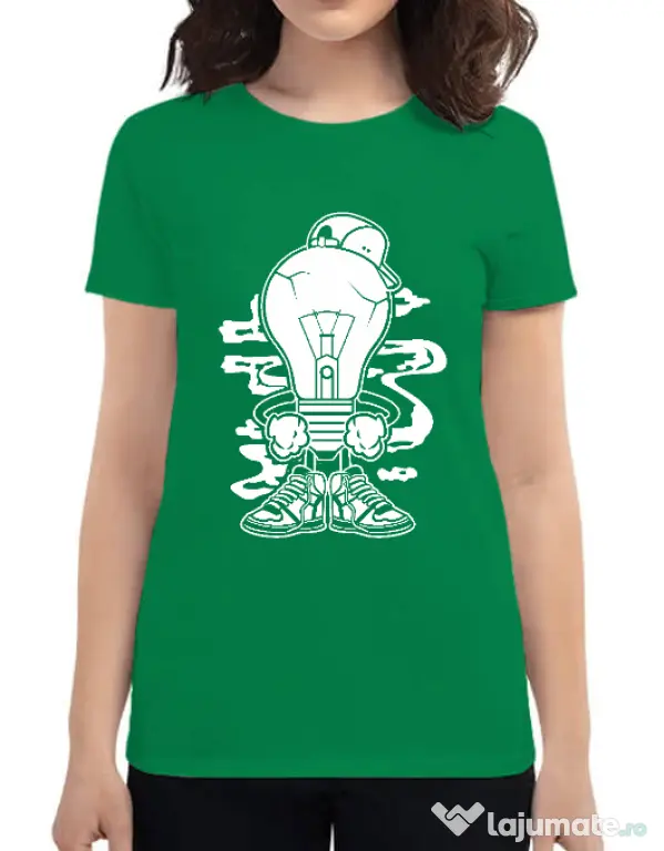Tricou ADLER dama Light Boy Verde mediu