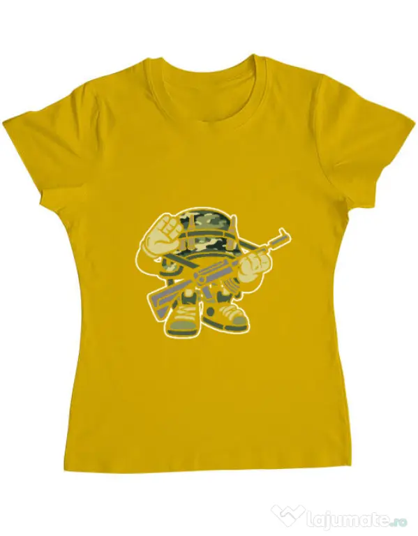 Tricou ADLER dama Soldier Galben