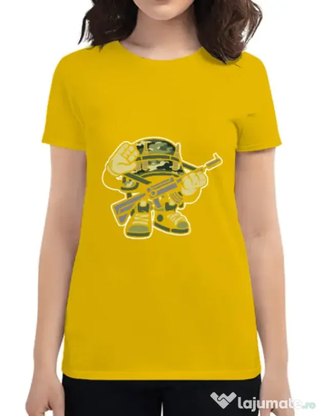 Tricou ADLER dama Soldier Galben