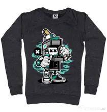 Bluza ADLER dama Game On 2 Negru melanj
