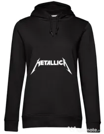 Hoodie dama cu gluga Metallica Negru
