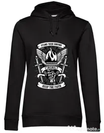 Hoodie dama cu gluga Torch Negru